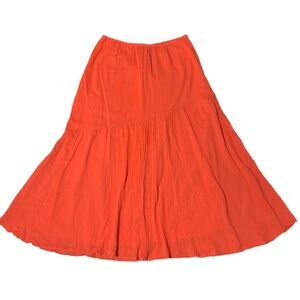 Lark Lane Orange Skirt SZ 10